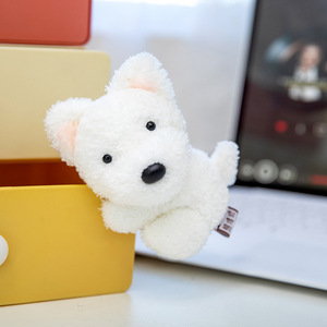 Broche de Peluche de Cachorro Acogedor y Suave, Pin de Solapa de Perro <span class=keywords><strong>para</strong></span> Ropa, Mochila, Decoración de Bolsos, Uso Diario <span class=keywords><strong>para</strong></span> Niñas, Regalo de Cumpleaños - Product Image 2