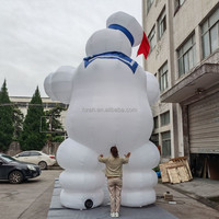 Personnage gonflable d'homme de guimauve de séjour Puft gonflable de taille personnalisée pour la publicité