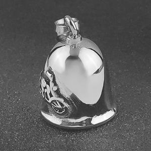 Collar Unisex de Acero Inoxidable con Colgante de Campana y Nefertiti, Estilo Hip Hop, Amuleto de Faraón Egipcio, Chapado en Titanio, Campana para Fiesta - Product Image 6