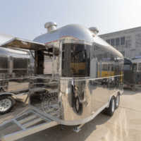16ft Konzession Food Trailer Mobile Bars zum Verkauf Street Vending Carts Pizza Kaffee Hotdog Food Truck Equip Trailer