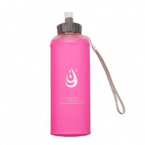 MUESTRA GRATUITA Botella de Agua Flexible de TPU de Alta Calidad, Novedad, 550 ml, 650 ml, 750 ml, Libre de BPA, No Tóxica, para Camping y Senderismo - Product Image 2