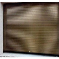 Volet roulant vertical électrique, porte enroulable automatique en aluminium avec moteur tubulaire