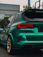 Diffuseur de pare-chocs arrière en fibre de carbone sèche préimprégnée pour BMW X5M F95, style AE, kit carrosserie aérodynamique de course, pièces de tuning