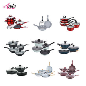 Juego de utensilios de cocina antiadherentes, juego de olla y sartén de <span class=keywords><strong>piedra</strong></span> de mármol, gran oferta, 20 Uds. - Product Image 5