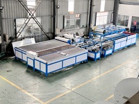 Ligne de production de conduits automatiques en U de haute qualité 5 pour la fabrication de conduits HVAC carrés, ligne de production de conduits d'air carrés HVAC 5, machine de fabrication de conduits d'air carrés HVAC