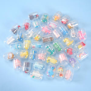 Ensemble <span class=keywords><strong>de</strong></span> jouets capsules surprise, figurines assorties, machine distributrice, console <span class=keywords><strong>de</strong></span> jeu, balle cadeau, sac en plastique pour maternelle - Product Image 3