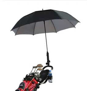 Универсальный держатель зонта, прочная подставка для велосипеда, Поворотная Тележка для гольфа с двойным замком, Регулируемый угол наклона инвалидной коляски, легкая установка