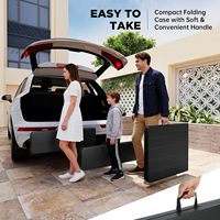 Ensemble de table pliante de pique-nique noire de 6 pieds avec 2 bancs, ensembles de repas portables pour patio, jardin, événements, fêtes, camping