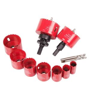 Juego de 17 Sierras de Corona de Acero de Alta Velocidad de 3/4\" a <span class=keywords><strong>2</strong></span>-1/<span class=keywords><strong>2</strong></span>\" en Estuche con Mandriles, Kit de Sierras de Corona Bimetálicas, Juego de 6 Sierras de Corona - Product Image 6