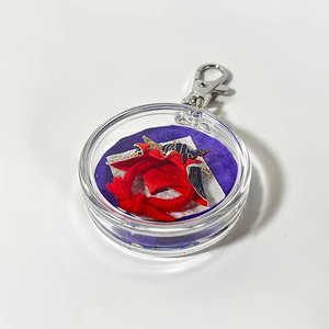 Porte-clés en acier inoxydable Kabuto Origami en vrac breloques promotionnelles décoratives pour sacs et porte-clés étagère prête - Product Image 1