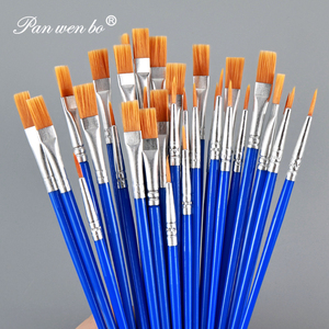 <span class=keywords><strong>Pennelli</strong></span> per <span class=keywords><strong>pittura</strong></span> a olio e acquerello in acrilico, confezione sfusa, singoli, blu, piatti, con manico in plastica, per <span class=keywords><strong>pittura</strong></span> - Product Image 5