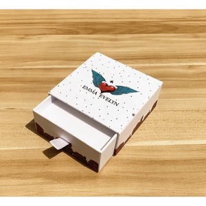 Boîte à bijoux unique de haute qualité avec petit tiroir, pour colliers et boucles d'oreilles, personnalisable avec logo, en papier, vente en gros d'usine - Product Image 3