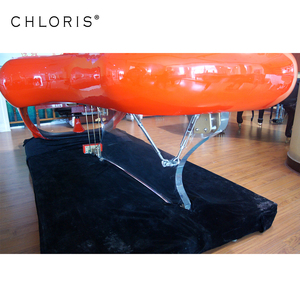 Pianoforte a Coda Rosso Stile <span class=keywords><strong>Auto</strong></span> per Concerti, Prezzo di Fabbrica, Personalizzabile, per Decorazione Casa e Hotel HG-C1R - Product Image 4