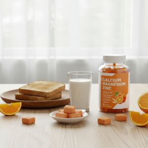 Caramelle Gommose OEM/ODM di Calcio, Magnesio e Zinco con Vitamina D3 e K2, Integratore di Calcio e Magnesio per il Supporto Immunitario - Product Image 3