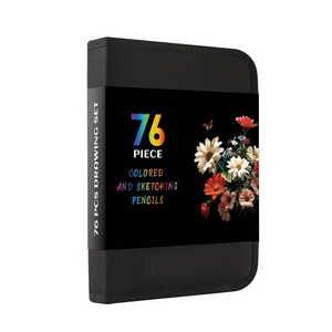 76 Pack Drawing <span class=keywords><strong>Set</strong></span> Kit Esboço Lápis Coloridos e Kit Esboço com Livro Esboço e Livro para Colorir - Product Image 3