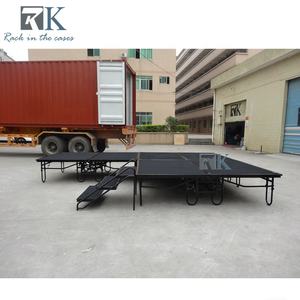 Escenario de plataforma firme estable para eventos Escenario plegable desmontable móvil - Product Image 5