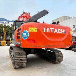 Excavatrice Hitachi ZX350 35T d'occasion, peu d'heures de fonctionnement, peinture d'origine, pompe hydraulique, godet 2,6 m, puissance 200-210 kW, modèle 2025, pour travaux routiers - Product Image 4