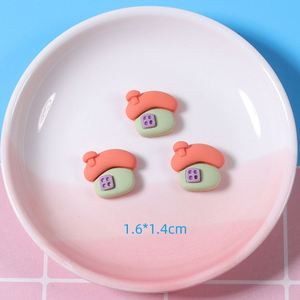 Charmes en résine en forme de <span class=keywords><strong>maison</strong></span> de fleurs de la planète en gros, ballon, microlandscape, décoration de couleur mate - Product Image 3