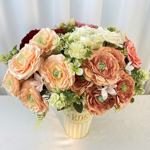 Trang Trí Thủ Công Hoa Mẫu Đơn Số Lượng Lớn Giá Rẻ Nhân Tạo Hoa Bảy Lớn Hoa Trà - Product Image 2