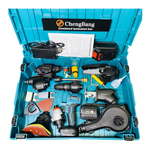 Juego de Herramientas Eléctricas Multiusos Recargables sin Escobillas, 10 en 1, Inalámbricas, Multifuncionales, con Batería de Litio - Product Image 1