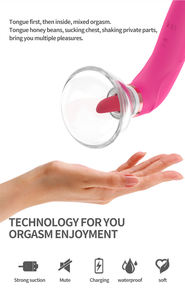 Niusida 8 режимов всасывания и <span class=keywords><strong>5</strong></span> режимов облизывания перезаряжаемый стимулятор всасывания клитора сосков вибратор для клитора - Product Image 5