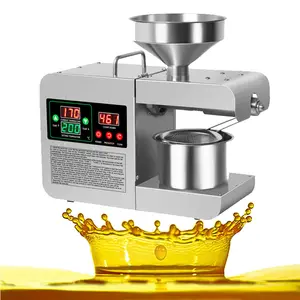 automatic stainless steel household small hot and cold press screw corn oil press