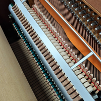 Near New Young Chang UC118 Vertical Piano Dark Brown Finish With Wide Square Music Rest Stable Warm Tone for Music Learners