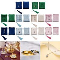 Boîte à bijoux en velours à 3 compartiments pour bagues de fiançailles et de mariage, boîte à souvenirs, boîte à bagues de mariée à trois compartiments octogonale