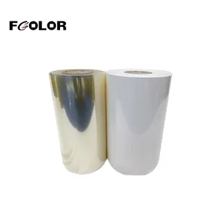 Fcolor 30Cm * 100M 60Cm * 100M Uv Dtf Polymeer Koude Overdracht Film Afdrukken Dtf Uv Film Voor Cup Plastic