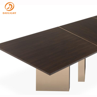 Bens — ensemble de table à manger carrée en bois et marron, 6 à 8 chaises antiques pour restaurant extérieur, d'usine