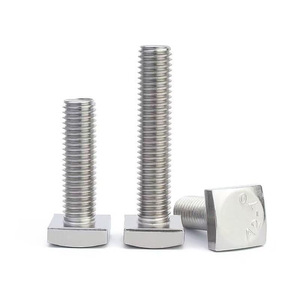 Pernos con Ranura en T de Fábrica Bibo Yaente, Fijaciones Industriales M4-M12, Pernos de Cabeza Cuadrada de Acero Inoxidable 304 - Product Image 2