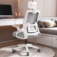 Fauteuil de Bureau Informatique Confortable et Économique avec Accoudoirs Réglables, Pivotant, en Maille, Exécutif et Ergonomique