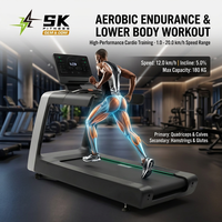 Tapis roulant commercial SK-TX4 à inclinaison de 20 % avec écran tactile, directement de l'usine, pour le fitness, fournisseur OEM ODM Chine