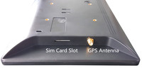 Écran publicitaire LCD IPS 10,1 pouces, tablette PC Android Linux, 3G 4G LTE GPS, écran mural pour appuie-tête de taxi