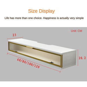 Mesa de <span class=keywords><strong>TV</strong></span> Esquinera de Diseño Simple con Puerta de Vidrio <span class=keywords><strong>para</strong></span> Sala de Estar, Precio de Mayoreo, Soporte de <span class=keywords><strong>TV</strong></span> <span class=keywords><strong>Flotante</strong></span> de Mármol Personalizado, Moderno y Lujoso - Product Image 6