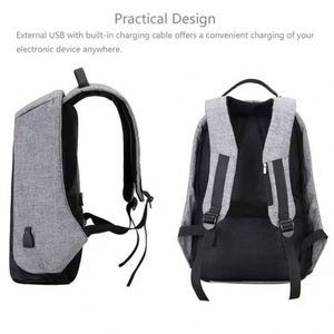 Men Enlarged Waterproof Laptop Usb Charging Mochila Inteligente Slim <b>Smart</b> Anti Theft Backpack - Product Image 5