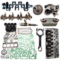 Pour ensemble de pièces de réparation de moteur Diesel Mitsubishi 6D34 ensemble de réparation de révision de moteur ME220454 ME013366 Kit de Piston de revêtement de cylindre