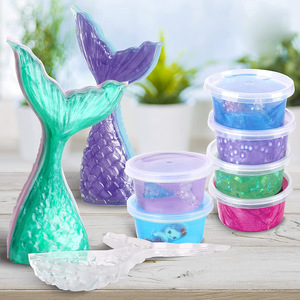 Nuevo Set de Slime de Sirena Azul Océano para Niños, Juguete de <span class=keywords><strong>Plastilina</strong></span> DIY de Verano con Herramientas de Plástico para Uso Unisex - Product Image 4