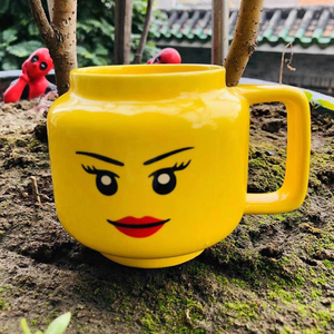 Tazza in Ceramica Cartoon 250ML con Motivo Testa di Figura Maliziosa, Tazza da Caffè per <span class=keywords><strong>Latte</strong></span> e Tè, Regalo Aziendale per la Famiglia - Product Image 1