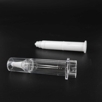Tube Lip Plumper Gloss PS Custom 5ml 10ml 20ml, Pompa Airless, Segel, Cetak Sablon Emas, Label Pribadi, Tube Plastik