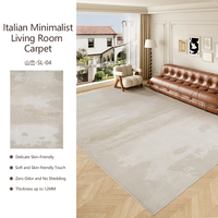 Tapis de salon moderne abstrait minimaliste, luxe léger, haut de gamme, pour canapé, table basse, chambre à coucher, chevet, usage domestique personnalisé, couleur crème