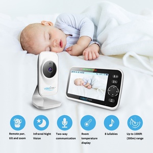 Babyphone vidéo Deux Caméras Rencontré Moniteur Audio bidirectionnel VISION Nocturne Détection Sonore Bébé Foon - Product Image 2