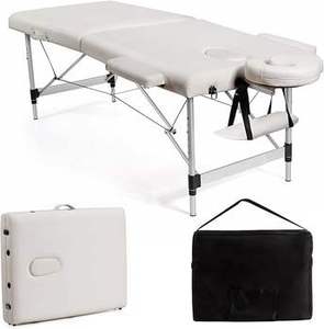 Nouveauté Lit de spa populaire Table de massage de beauté noire pliante portable Lit en aluminium Table de massage de spa Lit de salon - Product Image 6