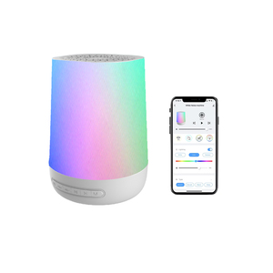 Gran oferta, caja de sonido de naturaleza <span class=keywords><strong>relajante</strong></span> 34, luz ambiental para Yoga, meditación, relajación, Control de aplicación, máquina de sueño de ruido blanco recargable - Product Image 1