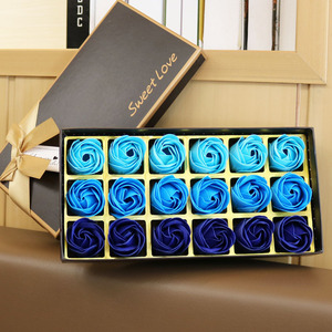 Caja de Regalo con 12 Jabones Perfumados con Aroma a Rosa, Flor Artificial, Recuerdo Práctico para Cumpleaños, Eventos Creativos, Pequeño Souvenir al por Mayor - Product Image 5