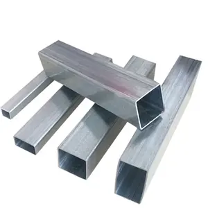أنبوب معدني مربع من الفولاذ الكربوني والفولاذ الكربوني Q235 بقسم مجوف أسود