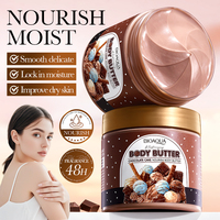 BIOAQUA Beurre corporel à la fraise, à la noix de coco, au chocolat et à la vanille, lisse, délicat, hydratant, améliore la peau sèche du corps, produits de soin de la peau