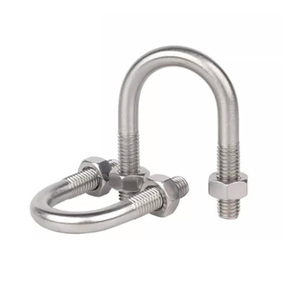 Étrier de fixation en U en acier inoxydable avec écrous pour fixation de tuyaux, quincaillerie industrielle, vente en gros - Product Image 4
