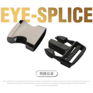 Hebilla de Cierre Automático Jiuyuan, Negra y Plateada, de Aleación de Zinc, Accesorios para Bolsos B303 - Product Image 3