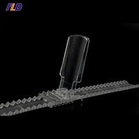 Étagères de présentation noires, distributeur, système de poulie en plastique à roulement fluide, poussoir pour canettes et bouteilles, alimentation lente, poussoir d'étagère à ressort